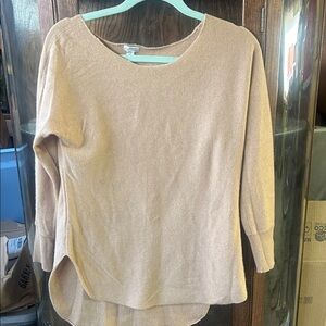 Halogen Cashmere Tan Sweater